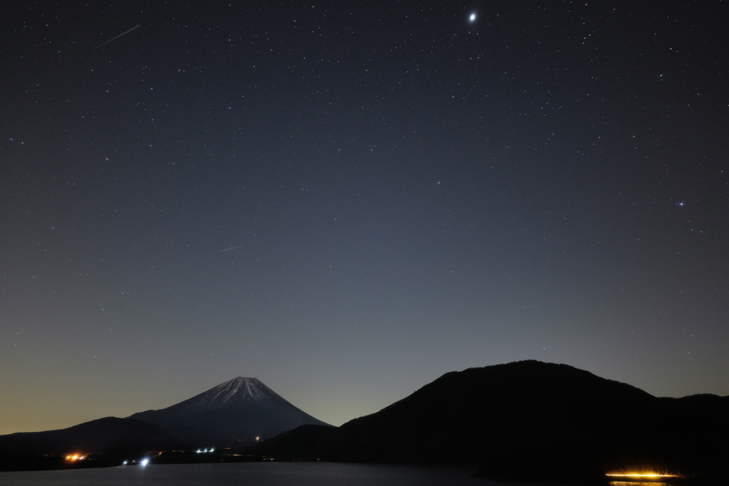 本栖湖より流星群チャレンジ