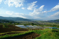 夕焼けを待ちながら