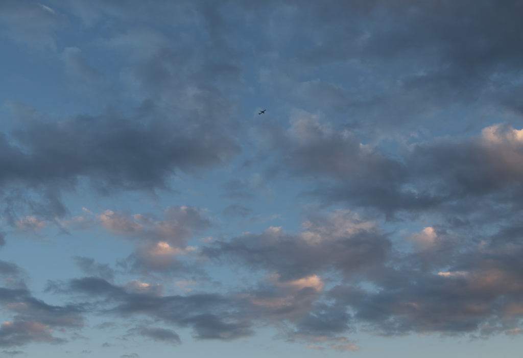 雲の中へ