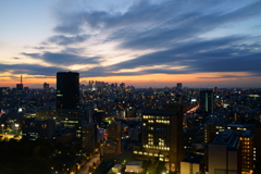 夕暮れ　ちょい富士