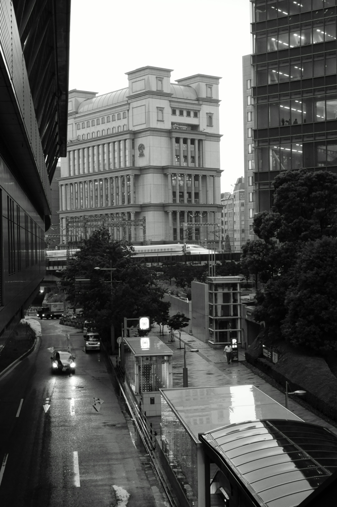 雨の帰り道