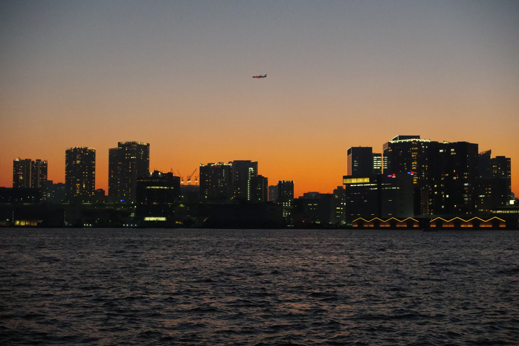 夕暮れフライト