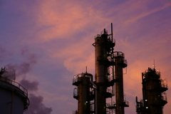 夕暮れコンビナートその２