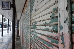 大晦日の通りで