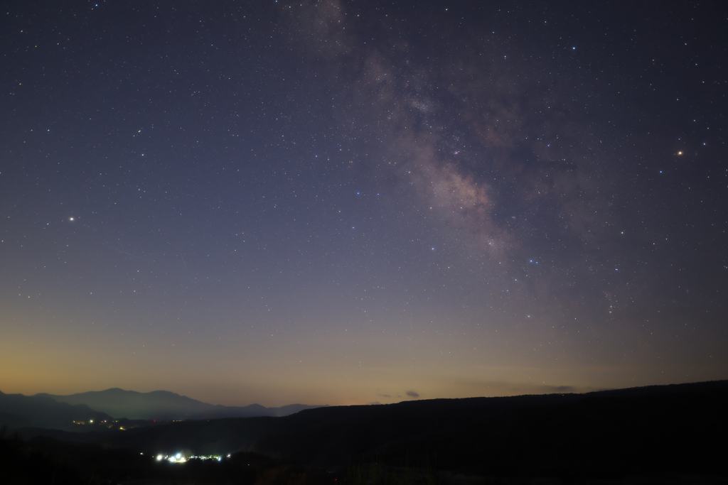 2021春 天の川（夜明け前）