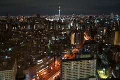 夜景　ちょいスカイツリー