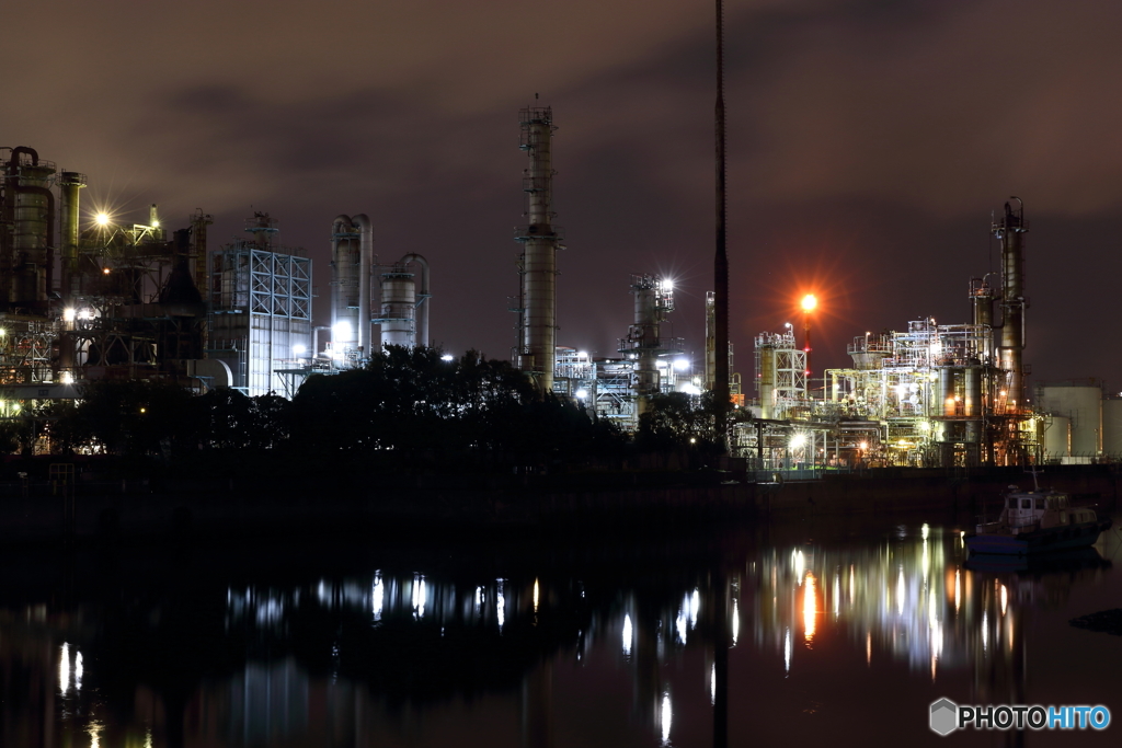 工場夜景