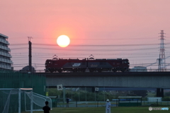 朝の多摩川