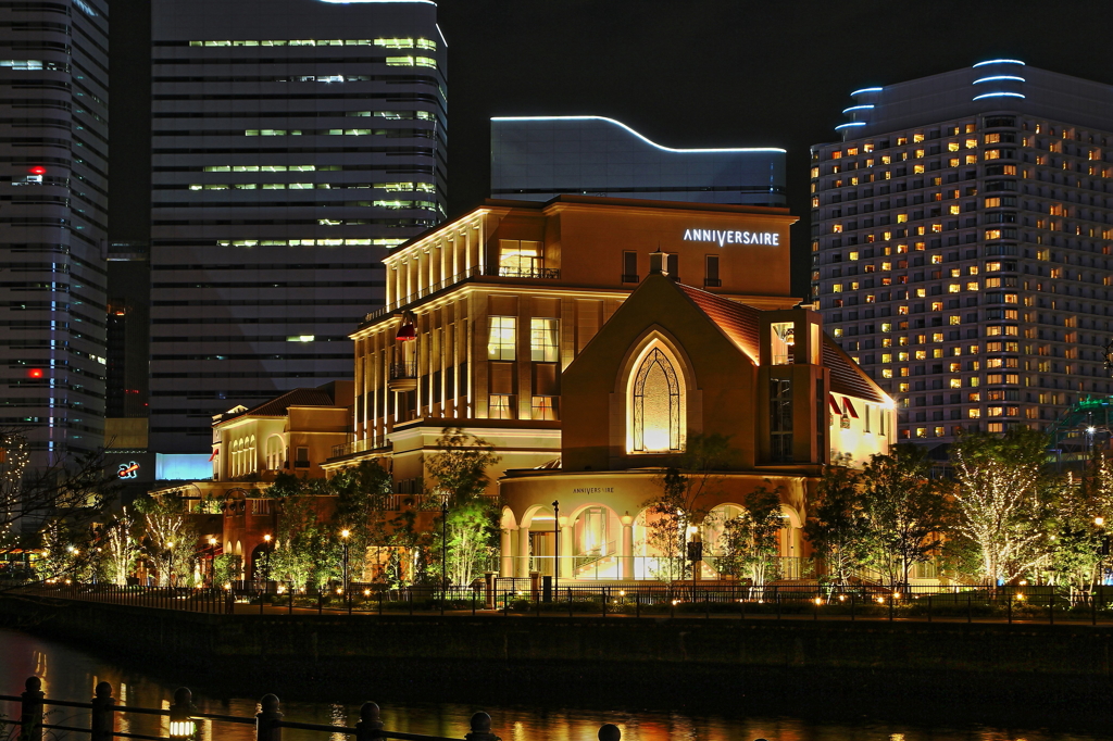 横浜夜景（HDR)