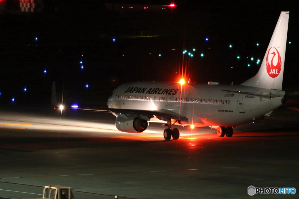 夜の空港
