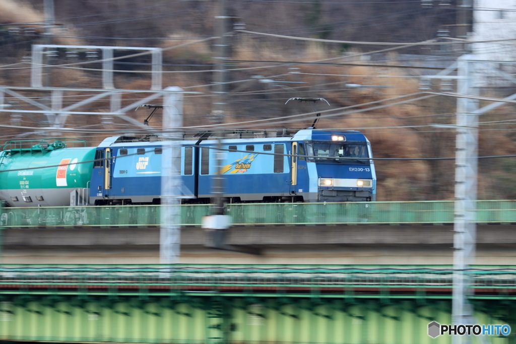 朝の多摩川