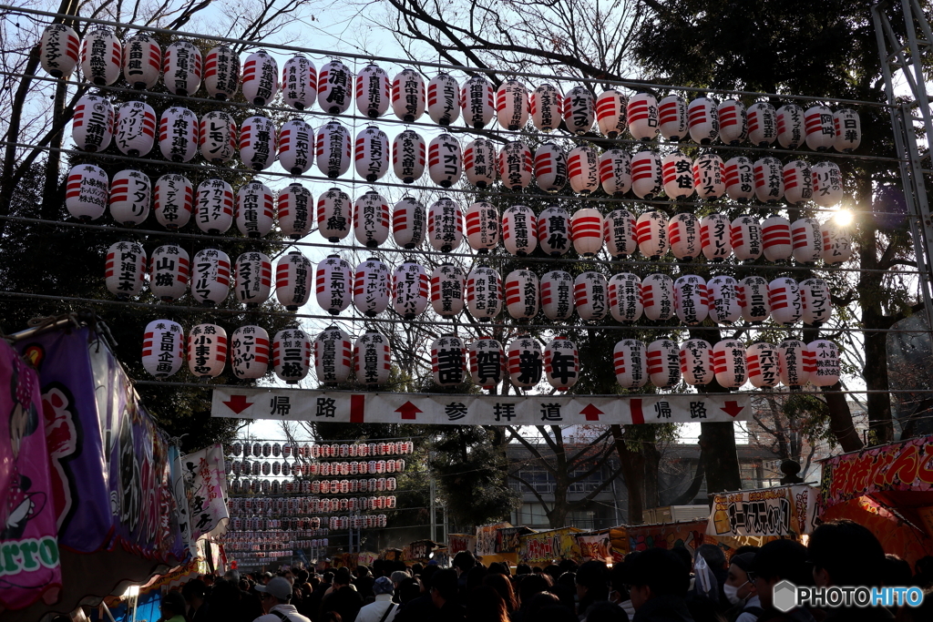 元旦の大國魂神社