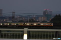 朝の多摩川