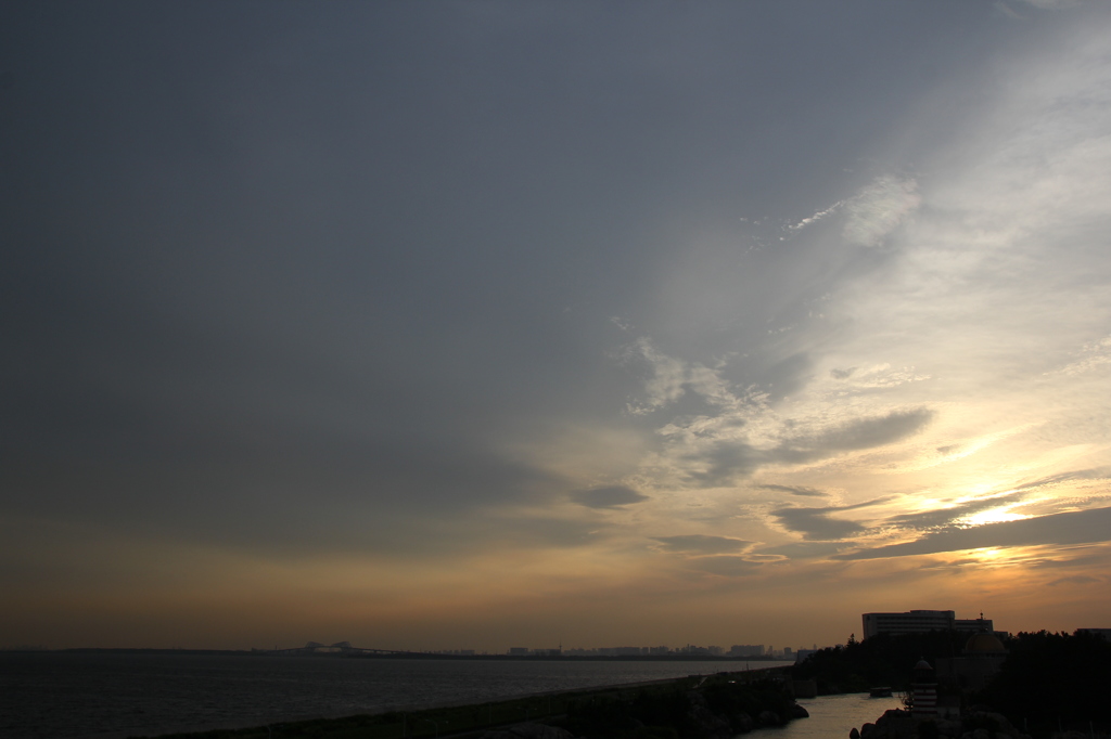 夕方雲