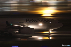 雨のHANEDA