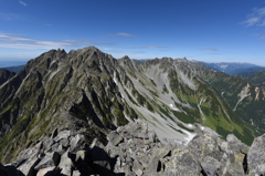 穂高岳の主役たち