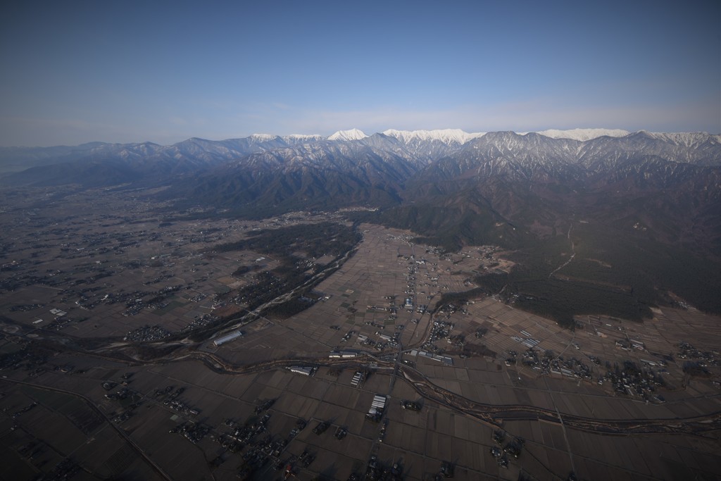 安曇野全景