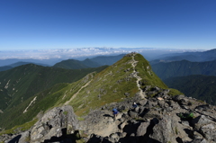 塩見岳西峰