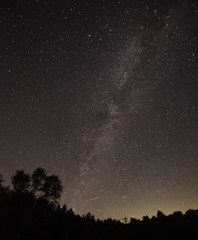 ちらっと流星…