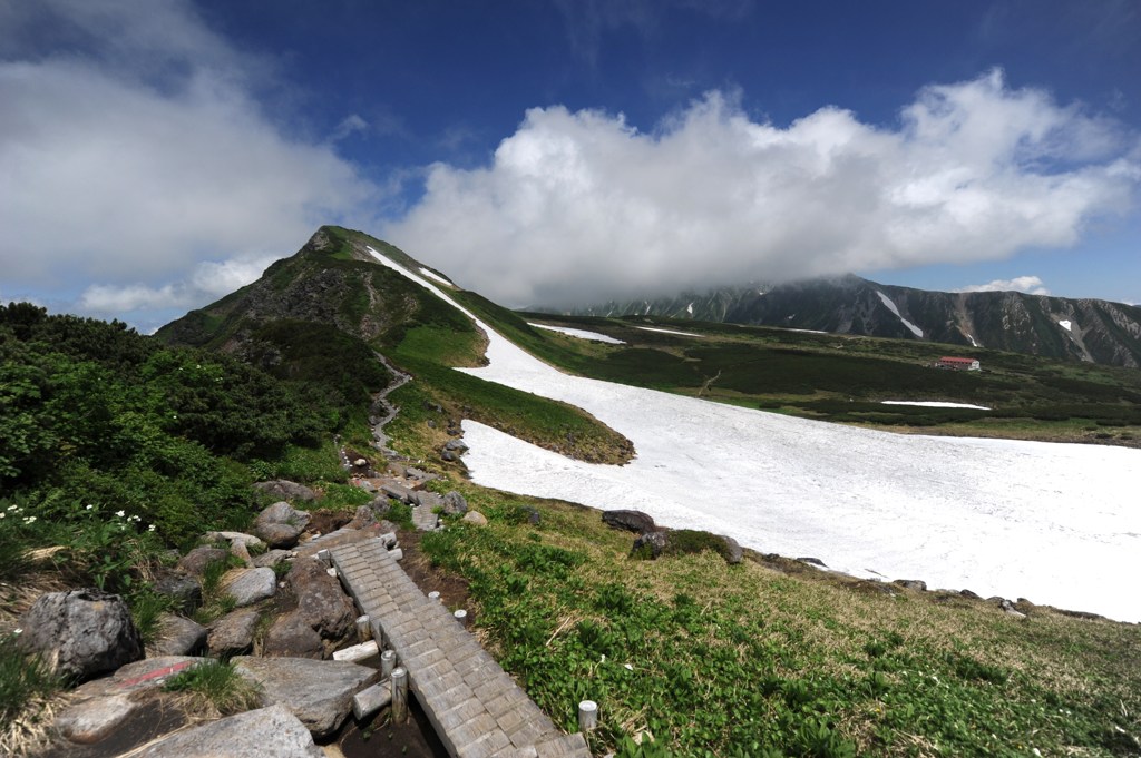 五色ヶ原全景