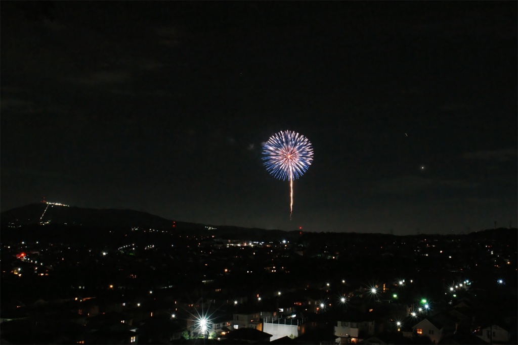 町の花火大会