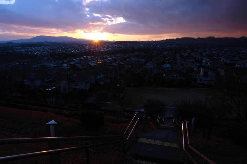1月の空