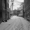 雪降る横浜