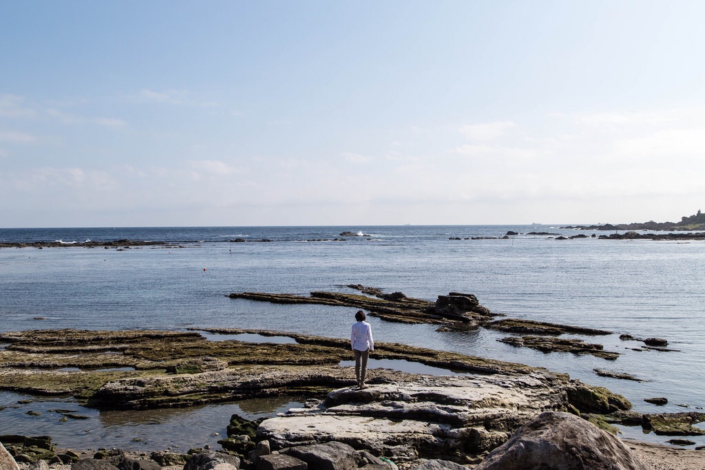 白浜の海岸