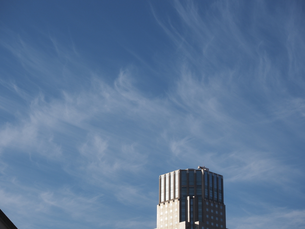 空を駆ける雲