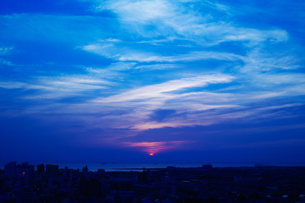 木更津の夕暮れ