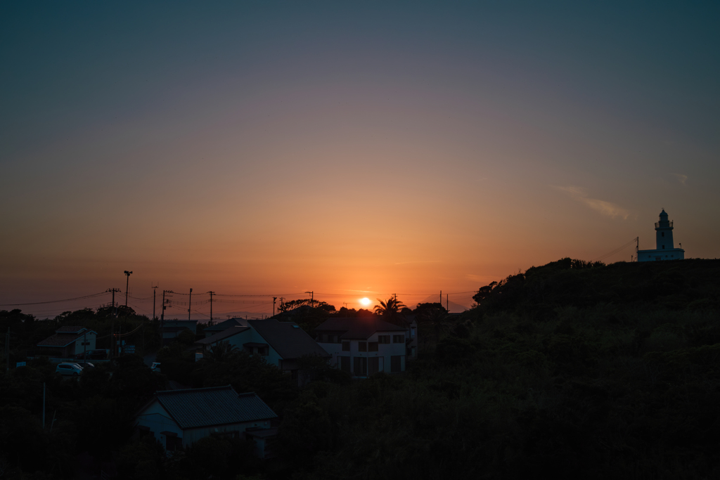 夕日・洲崎➁