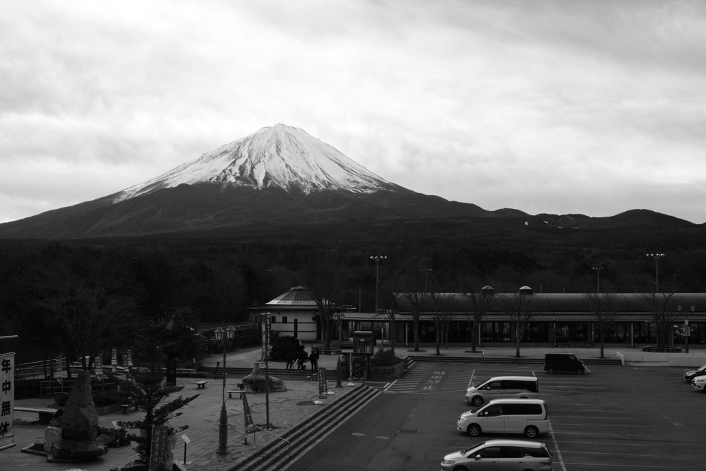 鳴沢、富士山