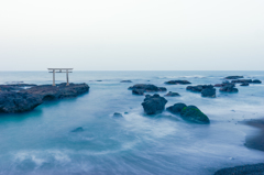 大洗磯前神社-海の鳥居02