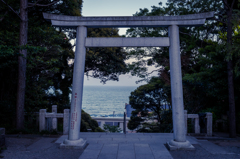 大洗磯前神社-上の鳥居