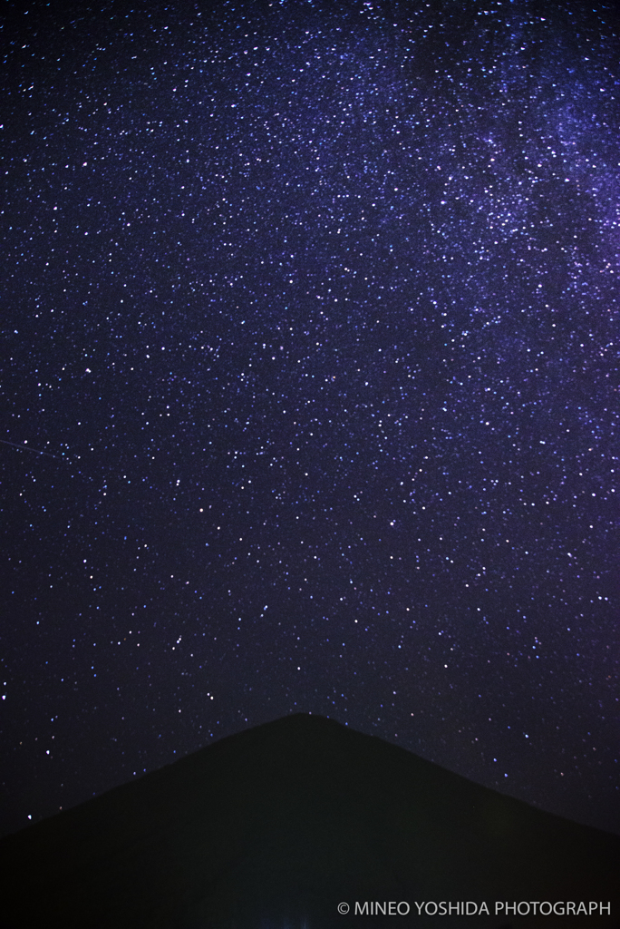 男体山の夜