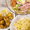 れいめん、やきめし、からあげ