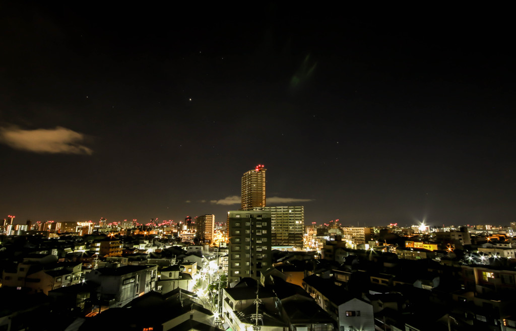 師走の夜光