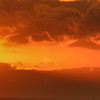 師走の夕日