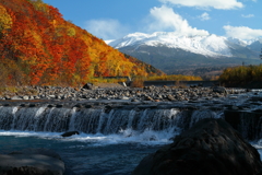 Mountains and Blue River