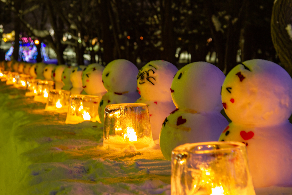 ミニ雪だるま