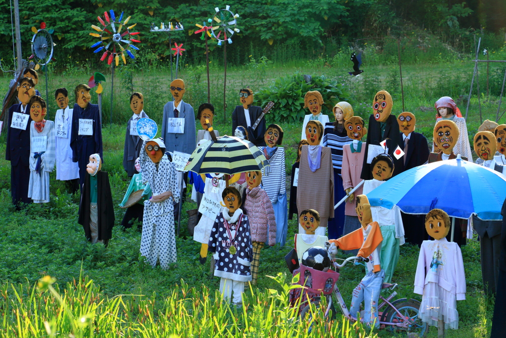 変わった案山子？（１）