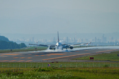 JAL555 東京から到着