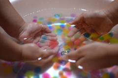 水遊び