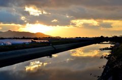 夕暮れ