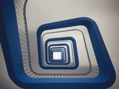 Psychedelic stairs