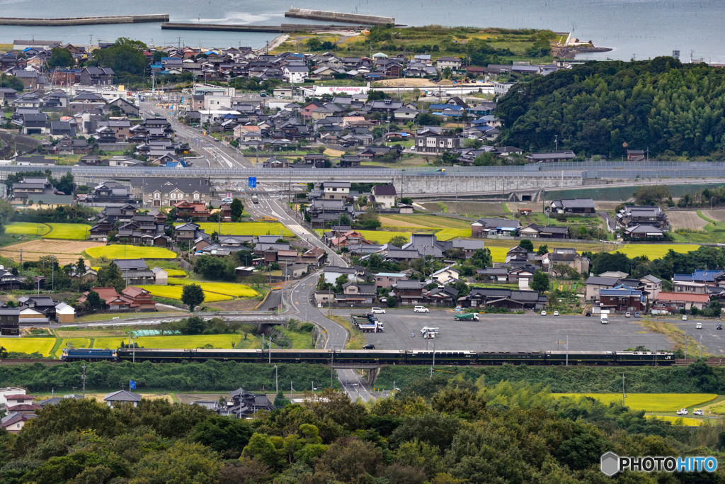 トワイライトエクスプレス石山大俯瞰②