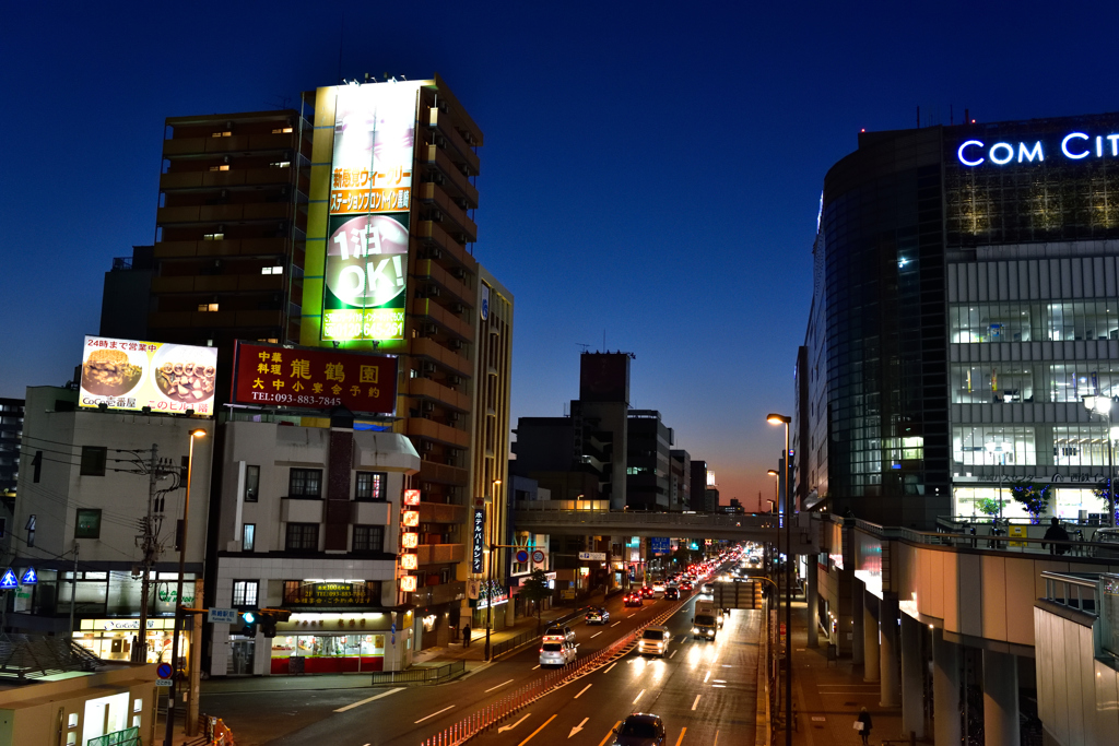 八幡西区黒崎の夜景