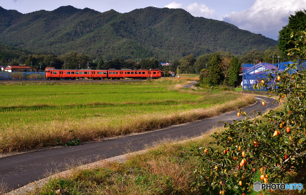 田舎の鉄道風景