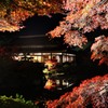 紅葉ライトアップ水鏡2013-④