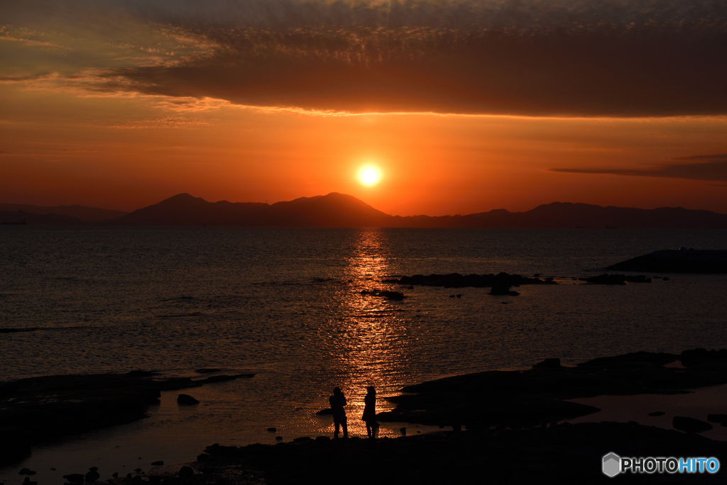 あの日の夕景